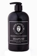 Crown Shaving Peppermint Tea Tree Hair and Body Wash