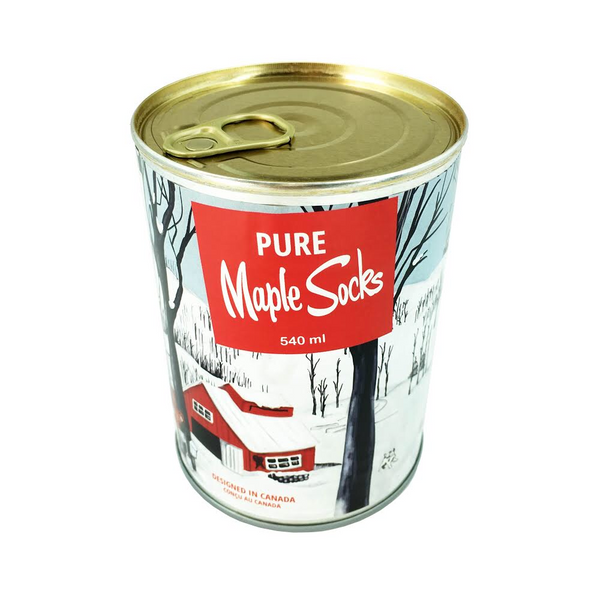 Friday Sock, Canned Maple Syrup