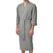 Robe, Knit Waffle Grey