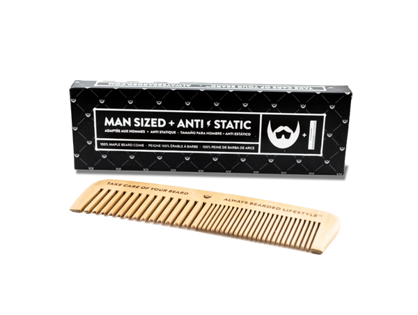 Beard Comb Always Bearded, Anti-Static Maple